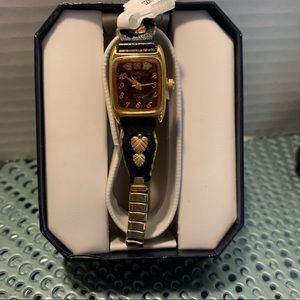 Gold plated wrist watch, vintage